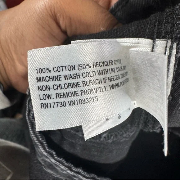 Universal Thread Jeans High Rise Curved Barrel Leg Button Fly NEW - Picture 11 of 12